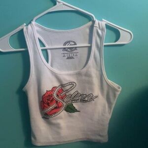 Selena crop tank
